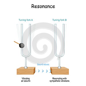 Resonance. tuning fork