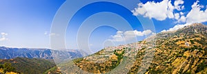 Resort of Arachova on mountain Parnassos, Greece