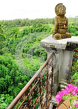 Resort balcony with valley view, bali