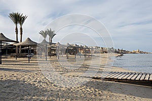 Resort beach in Egipt