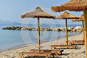 Resort beach in Greece