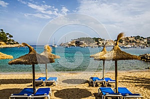 Resort beach, Port de Soller, Mallorca photo