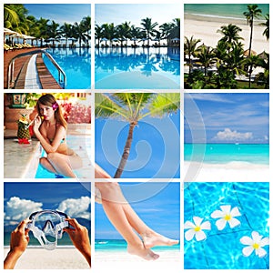 Resort collage