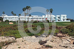 Resort on hill. Agia Napa, Cyprus