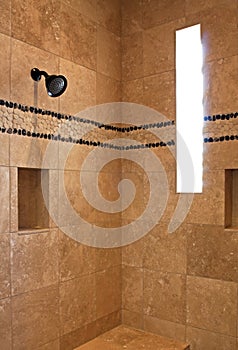 Resort mansion bathroom shower