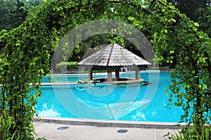 The resort`s swimming pool