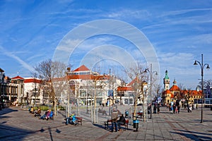 The Resort Square in Sopot, Poland.