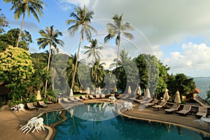 Resort swimming pool