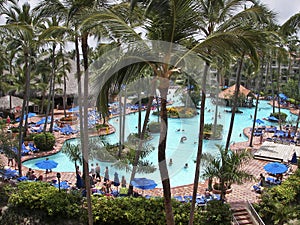 Resort swimming pool