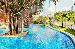 resort swimming pool