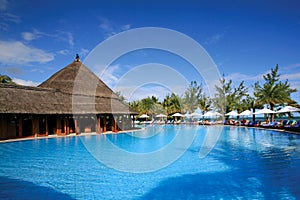 Resort Swimming Pool in Mauritius