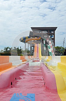 Resort Water Park Slides