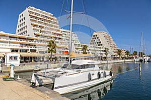 Resorts at the marina of La Grande Motte