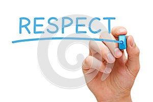 Respect Blue Marker