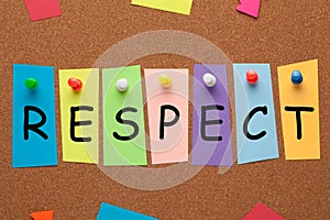 Respect On Colorful Stickers