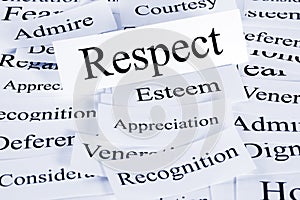 Respect Concept