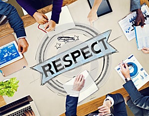 Respect Honesty Honorable Regard Integrity Concept