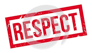Respect rubber stamp