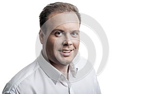 respectable man in a white shirt