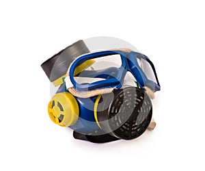 Respirator and Protective Goggles