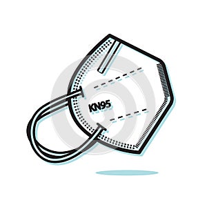 Respiratory Protective Mask - KN95 - Icon