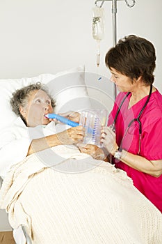 Respiratory Therapy in Hospital photo