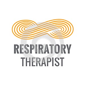 Respiratory Therapy Medical Symbol Icon - for RRT, RT or CRT