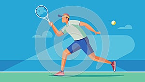 In response to analytics a tennis player changes their serving strategy to target their opponents weaker backhand photo