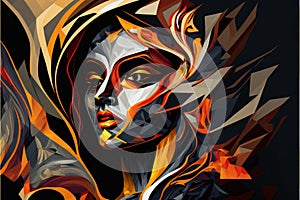 Responsibility Abstract Art (generative AI)