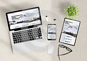 responsive design themes website