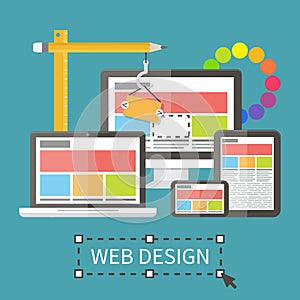 Responsive web design, application development and