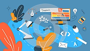 Web design concept