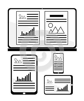 Responsive web design for different devices