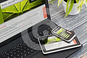 Responsive web design photo