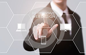 Responsive web design Website Business Technology Internet Concept