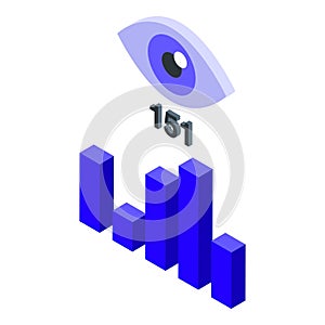 Responsive web site icon isometric vector. Modern design