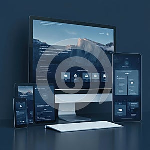 Responsive Website Design, Desktop, Tablet, and Mobile