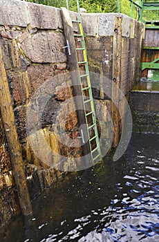 Resque ladder in Dalslands canal photo