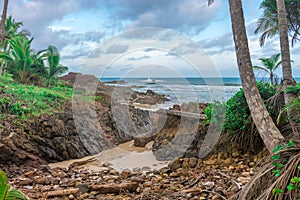 Rest area at the Havaizinho beach Itacare