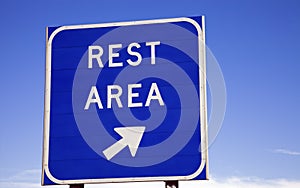 Rest area sign