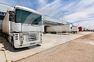 Rest area for trucks and containers