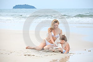 Rest on a beach