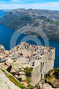 Rest on the Preikestolen