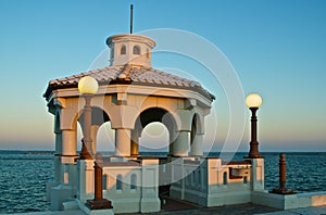 Rest Station on the Corpus Christi, Texas Seawall