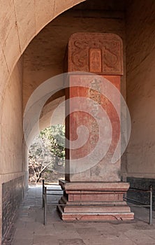 Rest stele or standing slab at Ming Tombs Changling, China