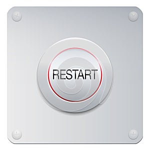 Restart Button Relaunch Reboot Reset New Start