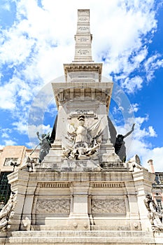 Restauradores Square, in Lisbon landmark photo