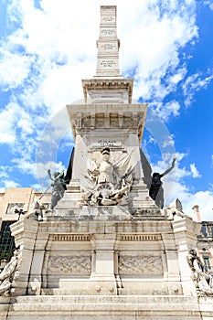 Restauradores Square, in Lisbon landmark photo