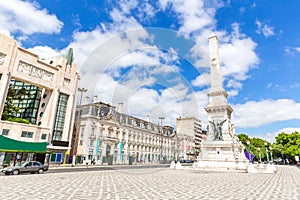 Restauradores Square Lisbon photo