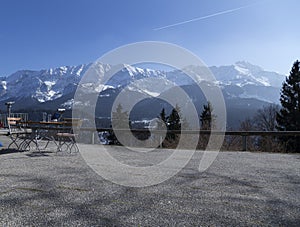 Restaurant at the alps